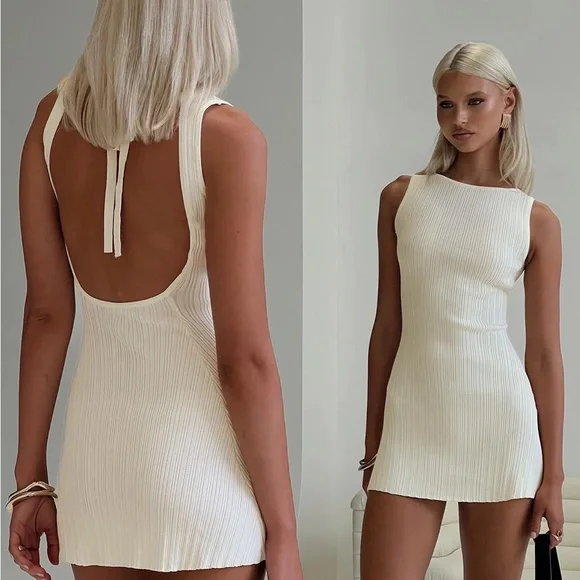 Princess Polly mayok mini dress cream - Picture 3 of 16